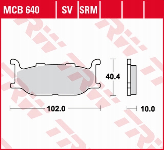 TRW KLOCKI HAMULCOWE PRZÓD YAMAHA XVS DRAG STAR Producent TRW