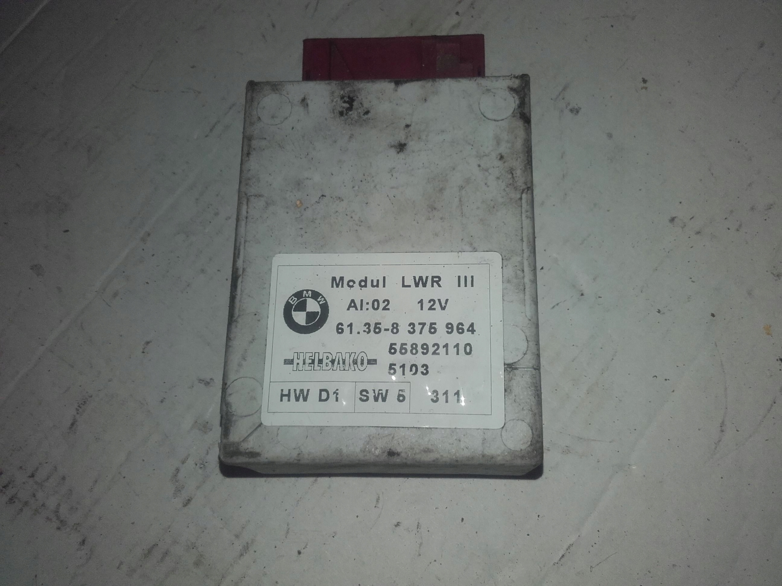 BMW 5 E39 modulo Centralina luci 61.35-8375964