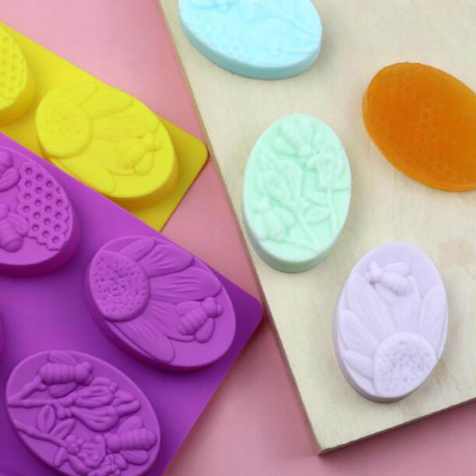 Silikonowe foremki do mydła pszczoły 3D do żółtego Model 1