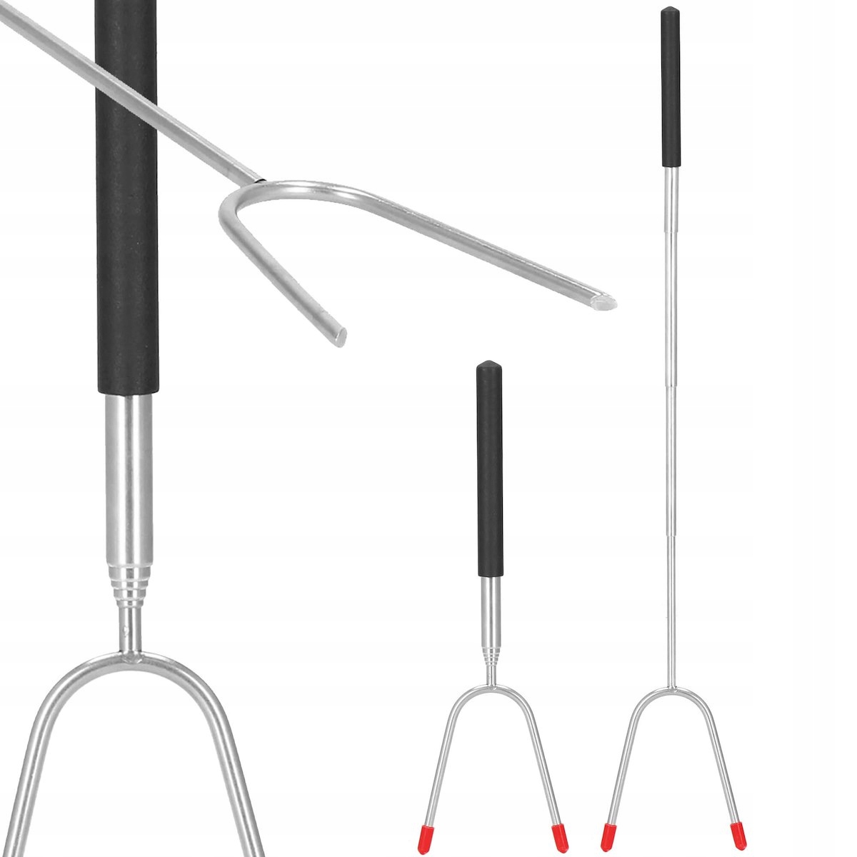 

Kij Na Ognisko Teleskopowy Szpikulce Widełki 85cm