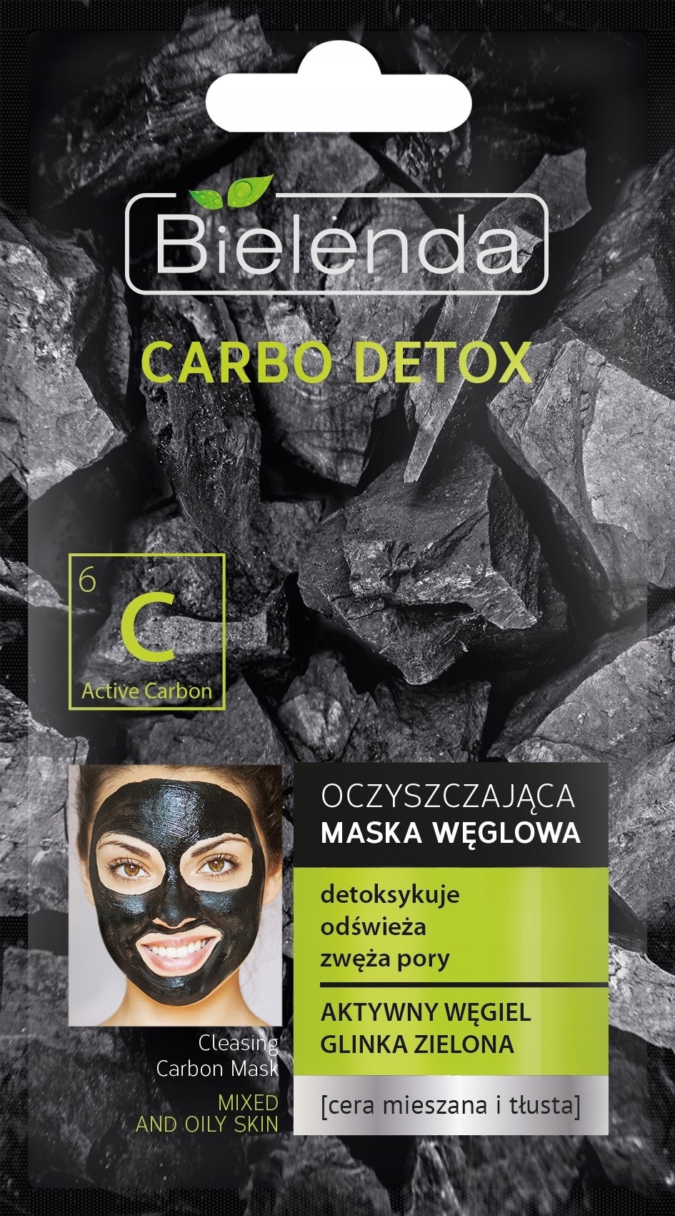 

Bielenda Carbo Detox Czarny Węgiel Maska oczyszcza