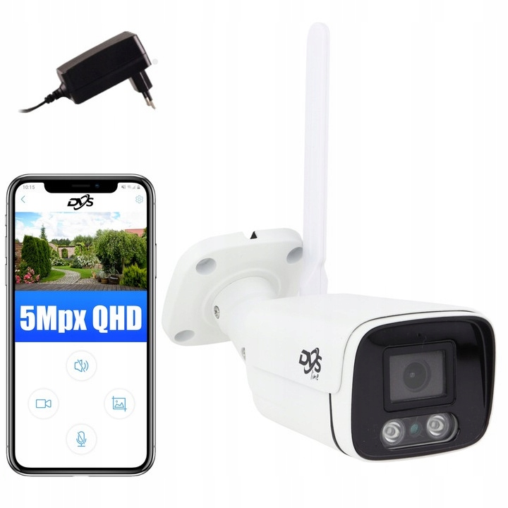 Bezdrôtová Ip Kamera Wifi 5MPX Vonkajšia IR30m