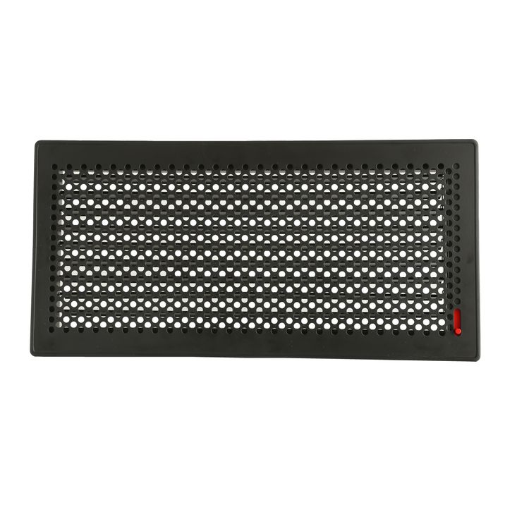 Ventilační mřížka komín. žaluzie 450x220 černá