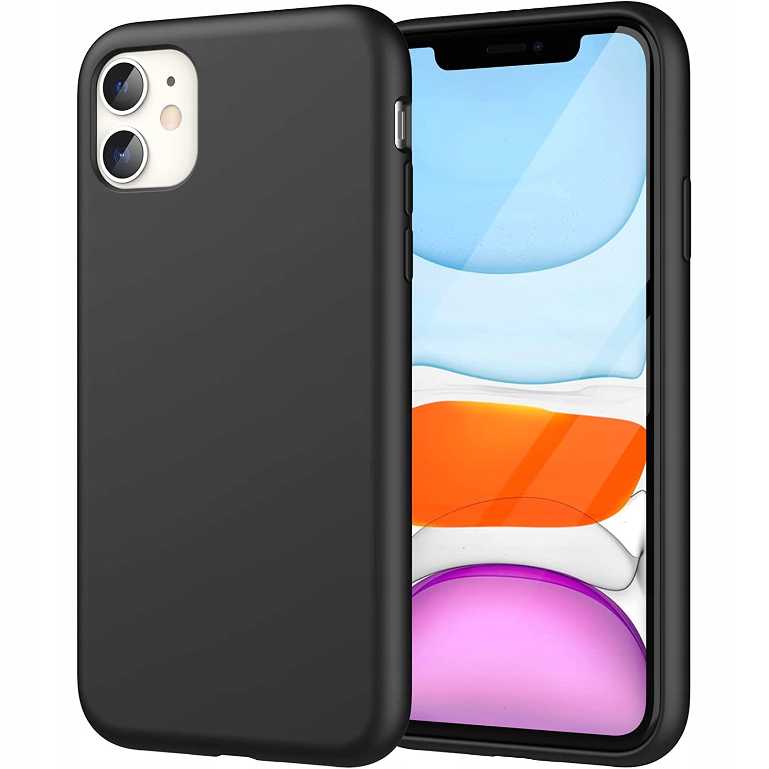 

Etui Case Silikon do iPhone 11 Szkło