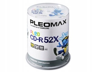 Płyty Samsung Pleomax Cd-r 700MB 52x Cake Box 100 sztuk