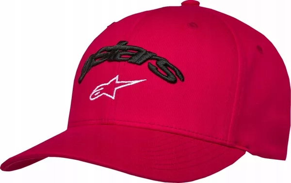 Čiapka s šiltom Alpinestars Arcstars red S M
