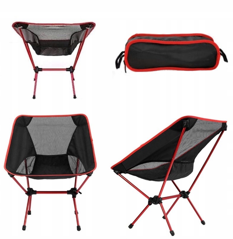 KRZESŁO WĘDKARSKIE TURYSTYCZNE FOTEL SKŁADANE RYBY Model składane