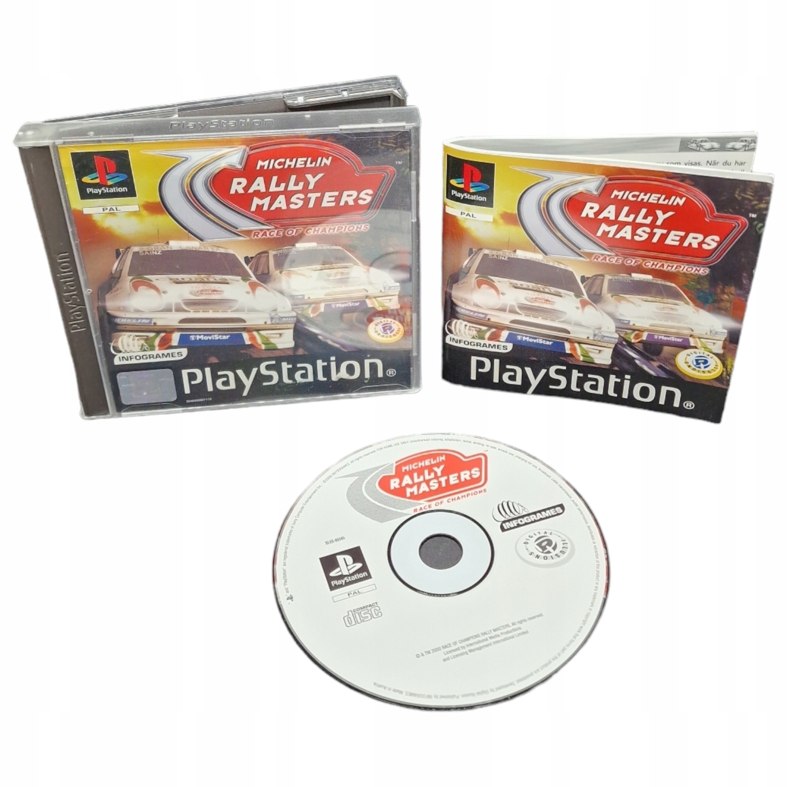 Gra RALLY MASTERS Sony PlayStation (PSX PS1 PS2 PS3) Wydawca Atari / Infogrames
