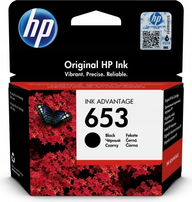 

Tusz Hp 653 Czarny Ink Advantage 6475
