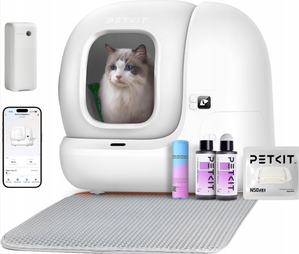 Kuweta samoczyszcząca Petkit Pura Max 2 Premium dla Kota Automat Spray Mata