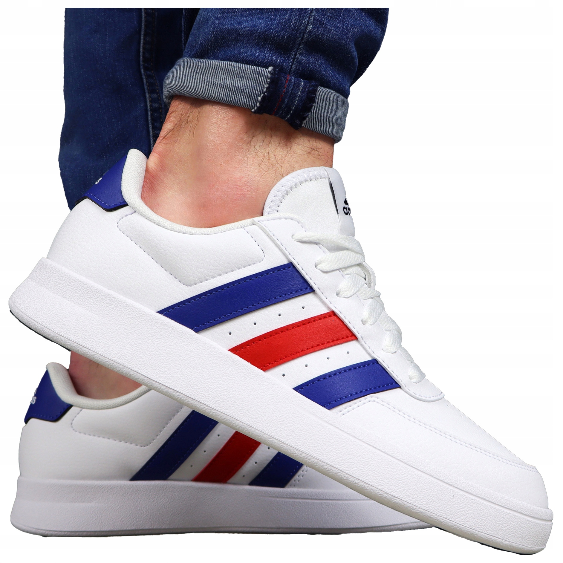 pánské boty Adidas Bílé sportovní tenisky Pohodlné tenisky pro každodenní nošení
