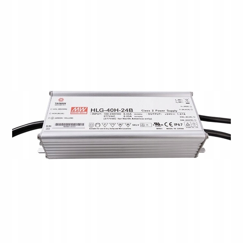 Zdroj Mean Well HLG-40H-24B 24V 1,67A 40W