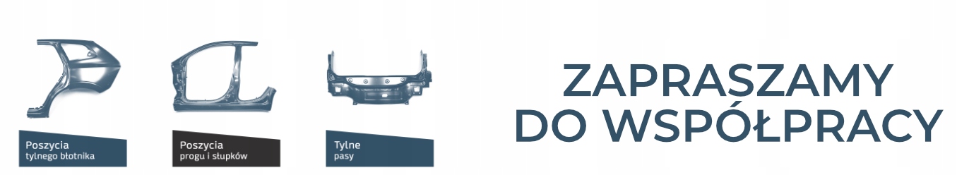 FORD TRANSIT MK8 V363 2014-2024 Tylny tył pas ściana 1945377 Producent części Ford OE