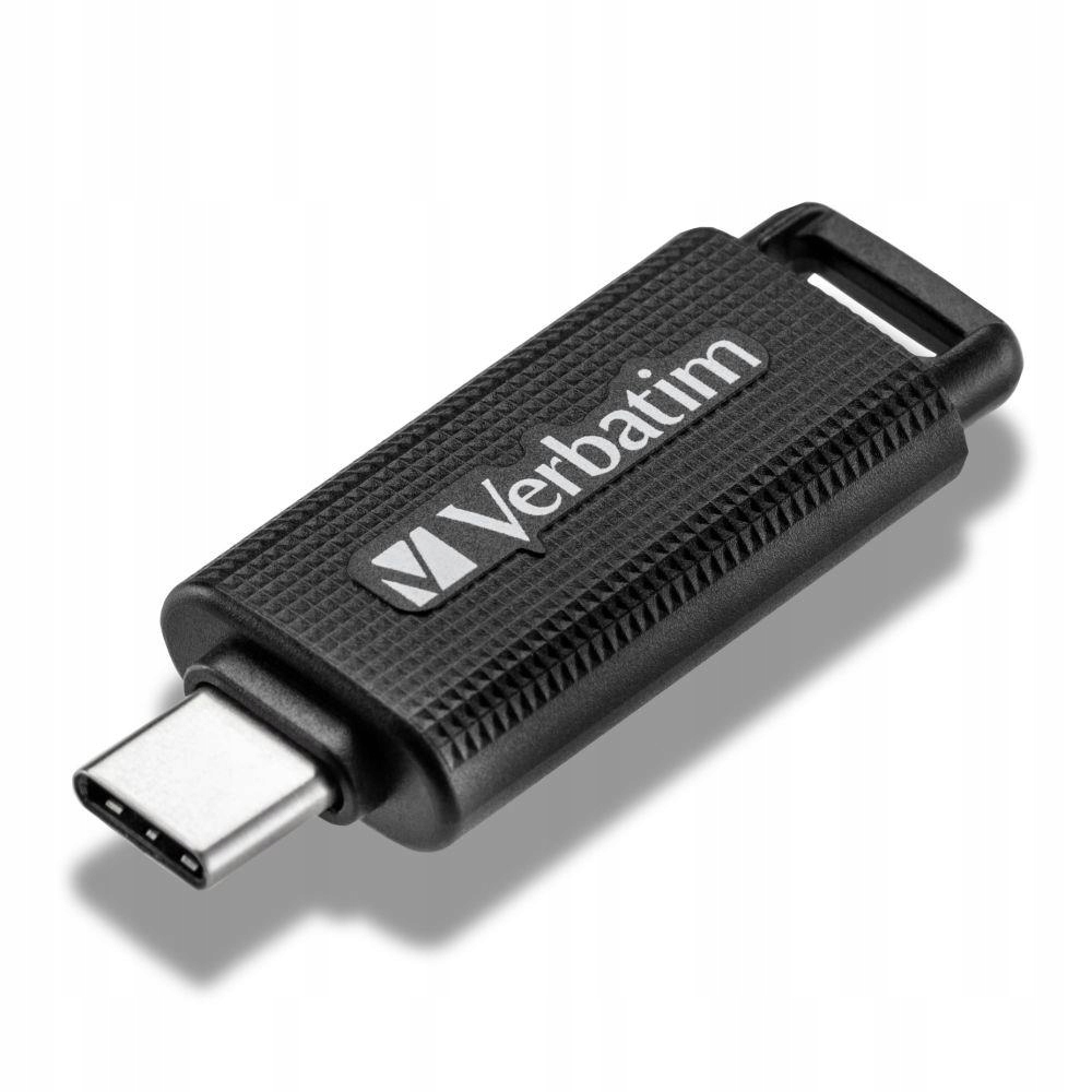 Pendrive Verbatim 49458 64 Gb Usb-c 3.2 fekete
