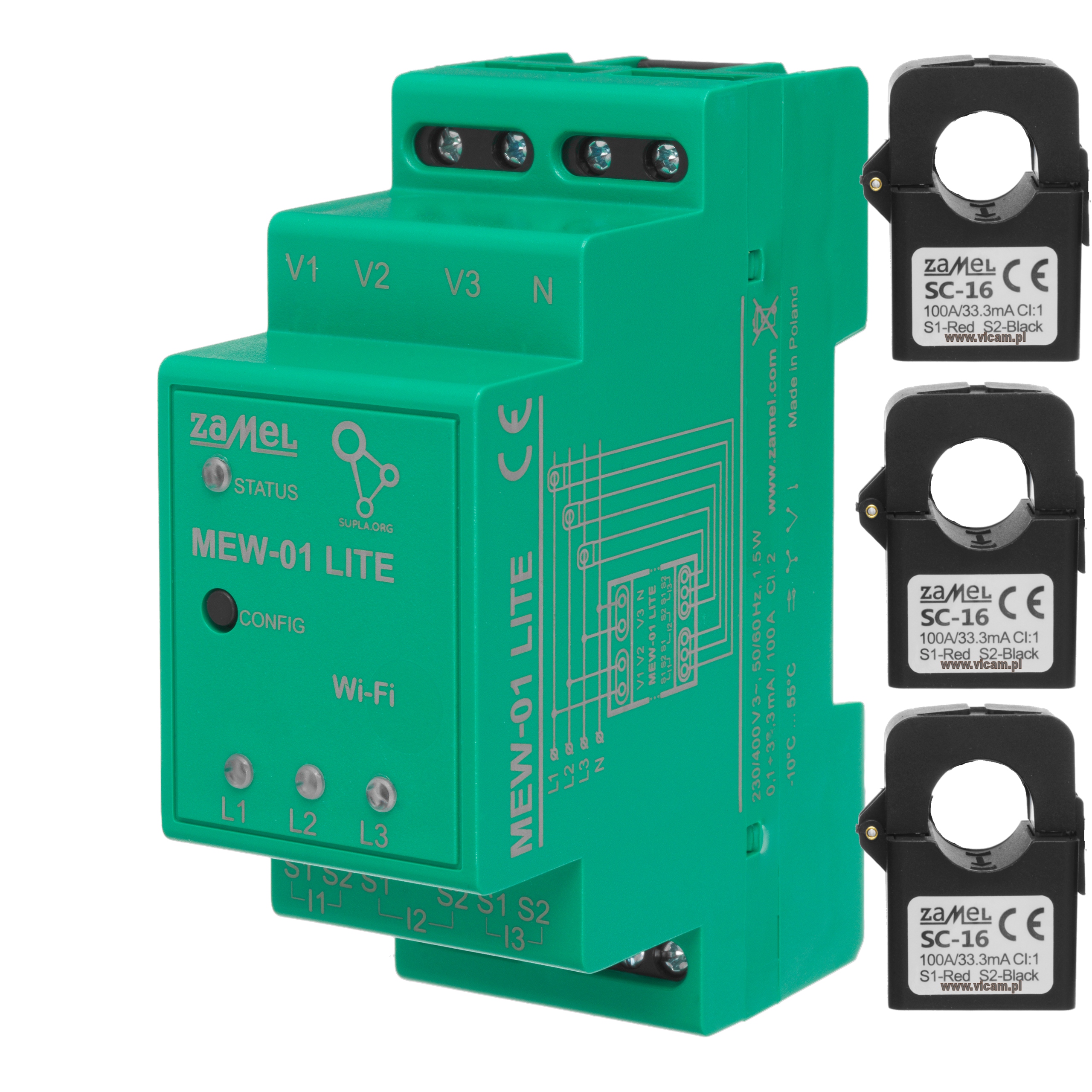 

Licznik monitor energii prądu wi-fi 3F MEW-01 Lite