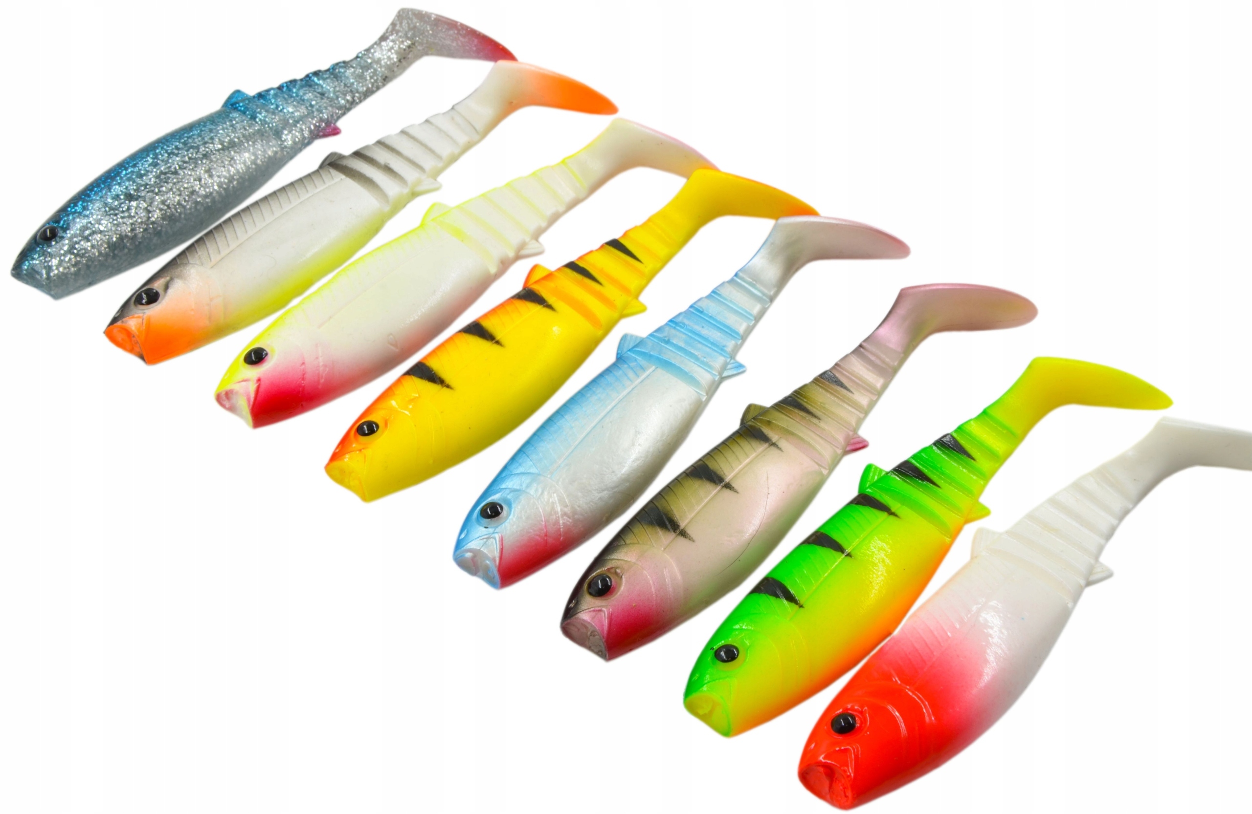

Komplet Gum 8 szt ! Savage Gear Cannibal 12,5 cm