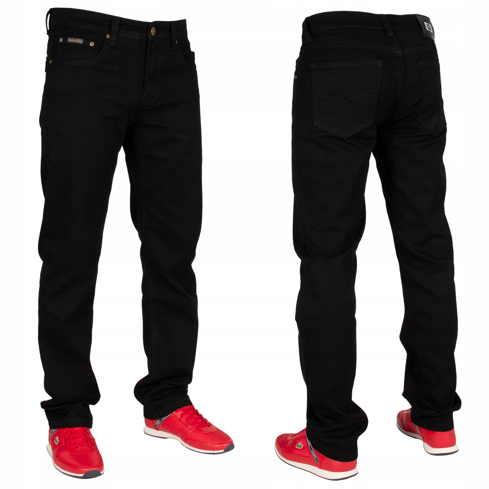 Spodnie męskie jeans W:40 108 CM L:32 czarne