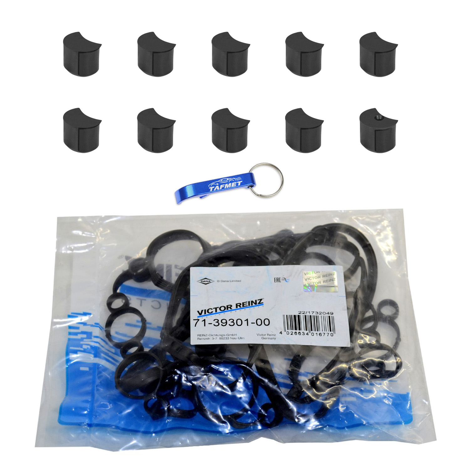 Krytky kolektoru, těsnění vířivých klapek Volvo 2.4 Diesel D5244