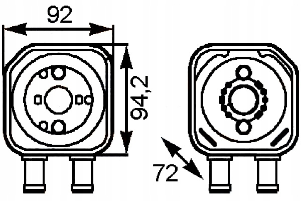 HELLA CHŁODNICA OLEJU AUDI A3 1.9 TDI (8L1)