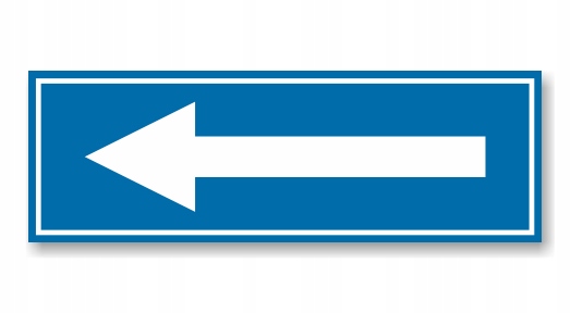 Naklejka OP-36 - STRZAŁKA W LEWO