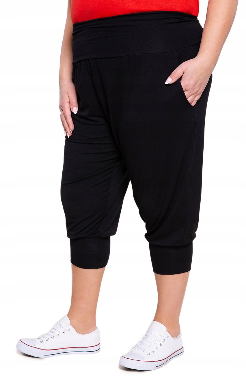 

Czarne legginsy szarawary 52