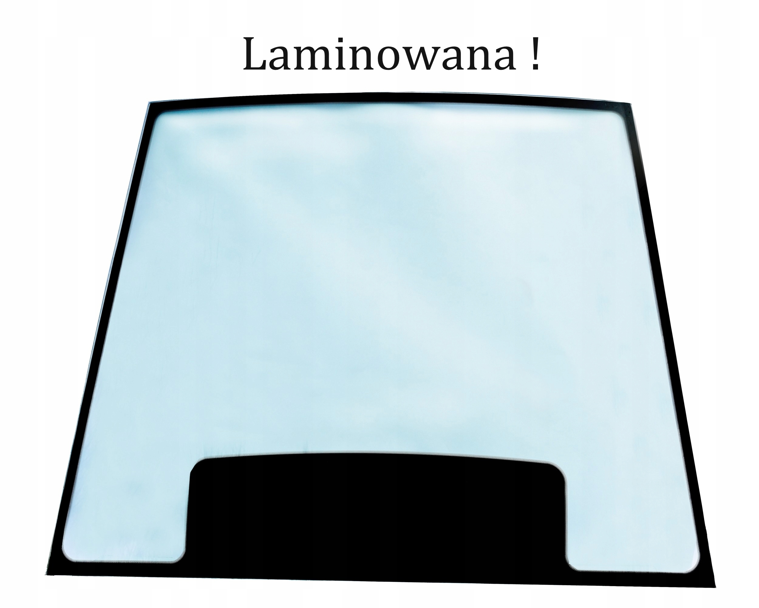 SZYBA PRZEDNIA GÓRNA JCB 3CX LAMINOWANA 827/30565