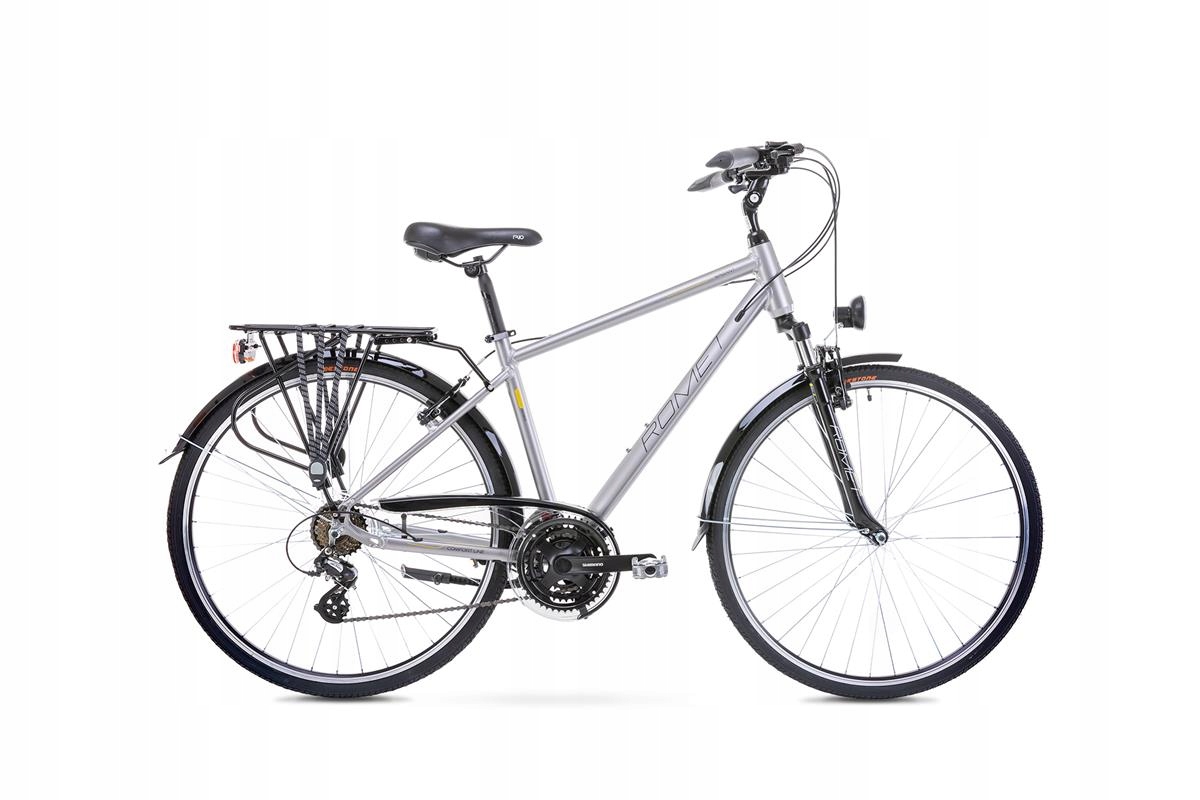 Rower trekkingowy Romet Wagant rama 19 cali koło 28 " srebrny