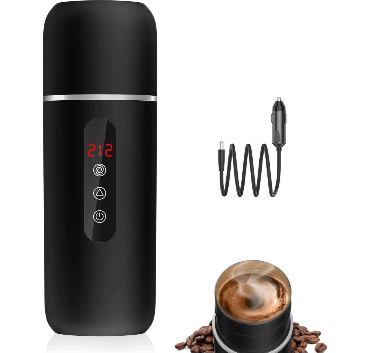 Cestovní Rychlovarná Konvice 12V/24V Do Auta, Topný Hrnek 420 ML