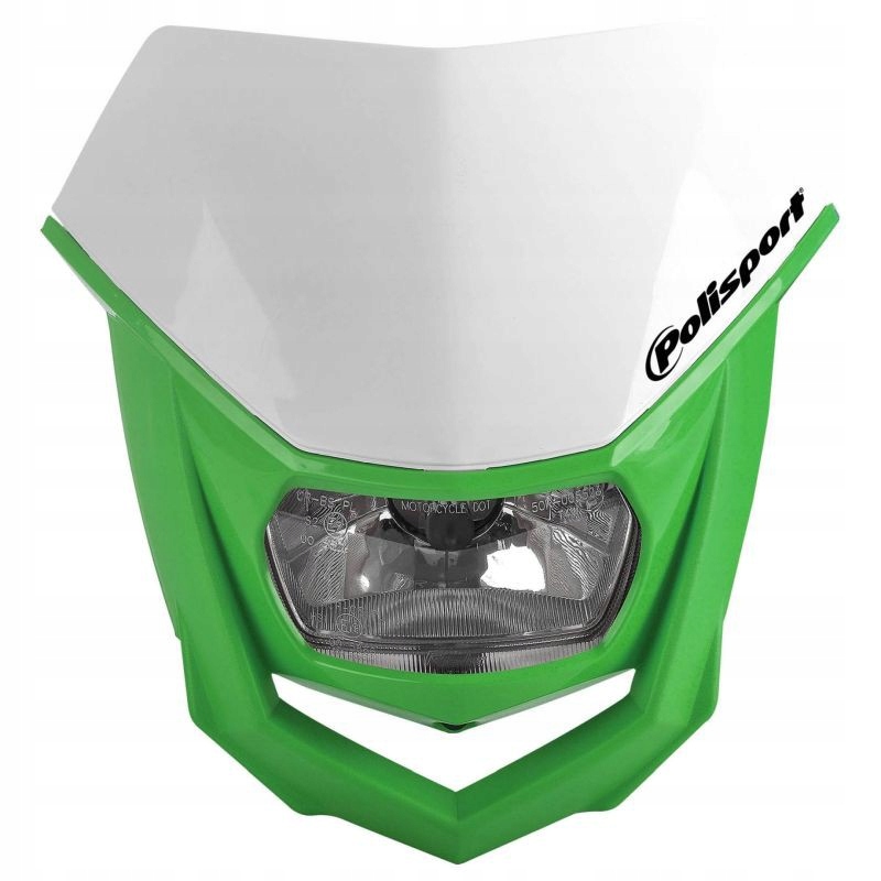 Polisport Predná Lampa Model Halo (halogénová Žiarovka) Farba Biela