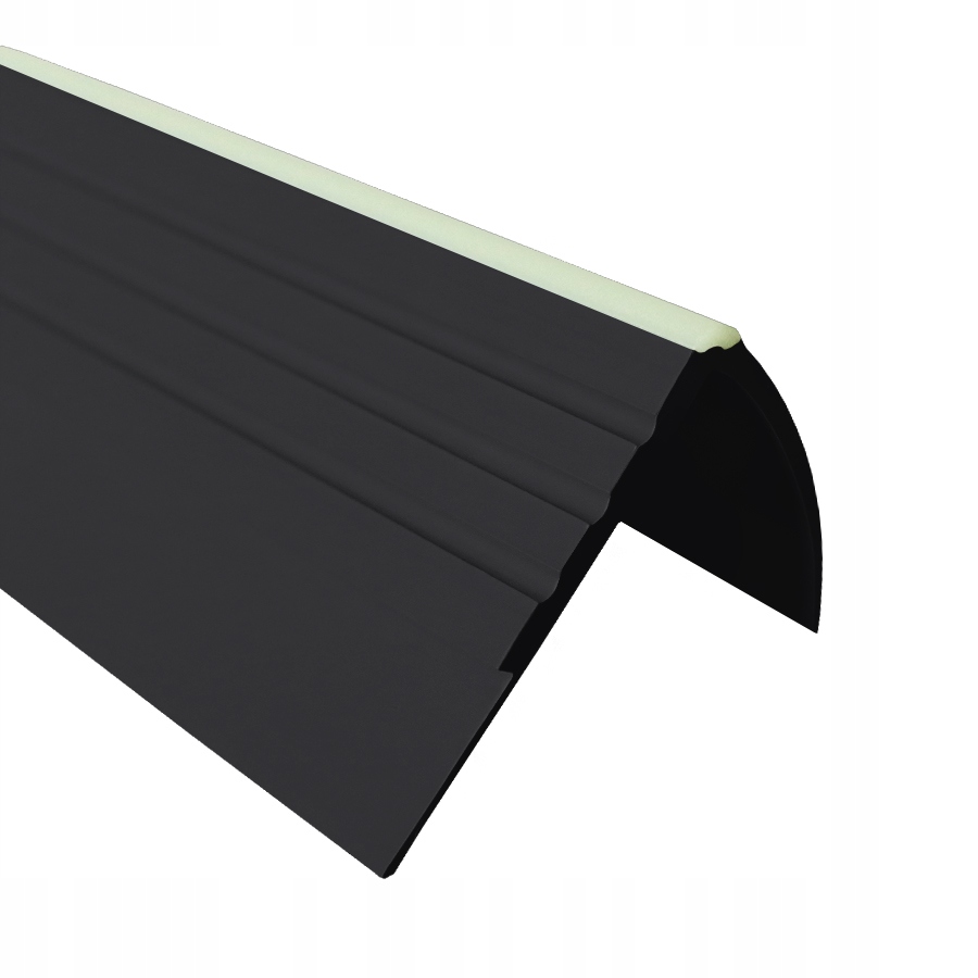 Profil na schody Pvc protišmykový, Bhp schodiskový nosník 40x40 mm 1,5, čierny