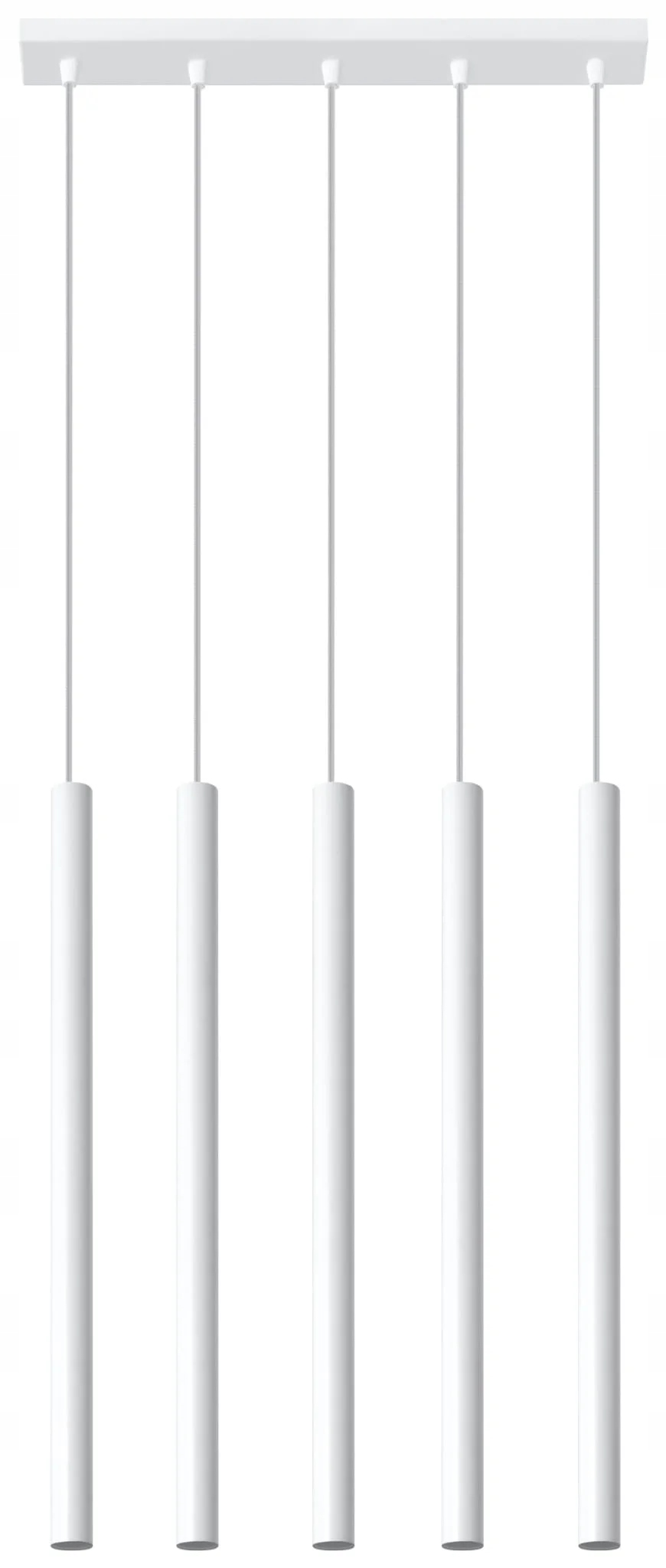 Závesná lampa Pastelo 5 biela Sollux Lighting