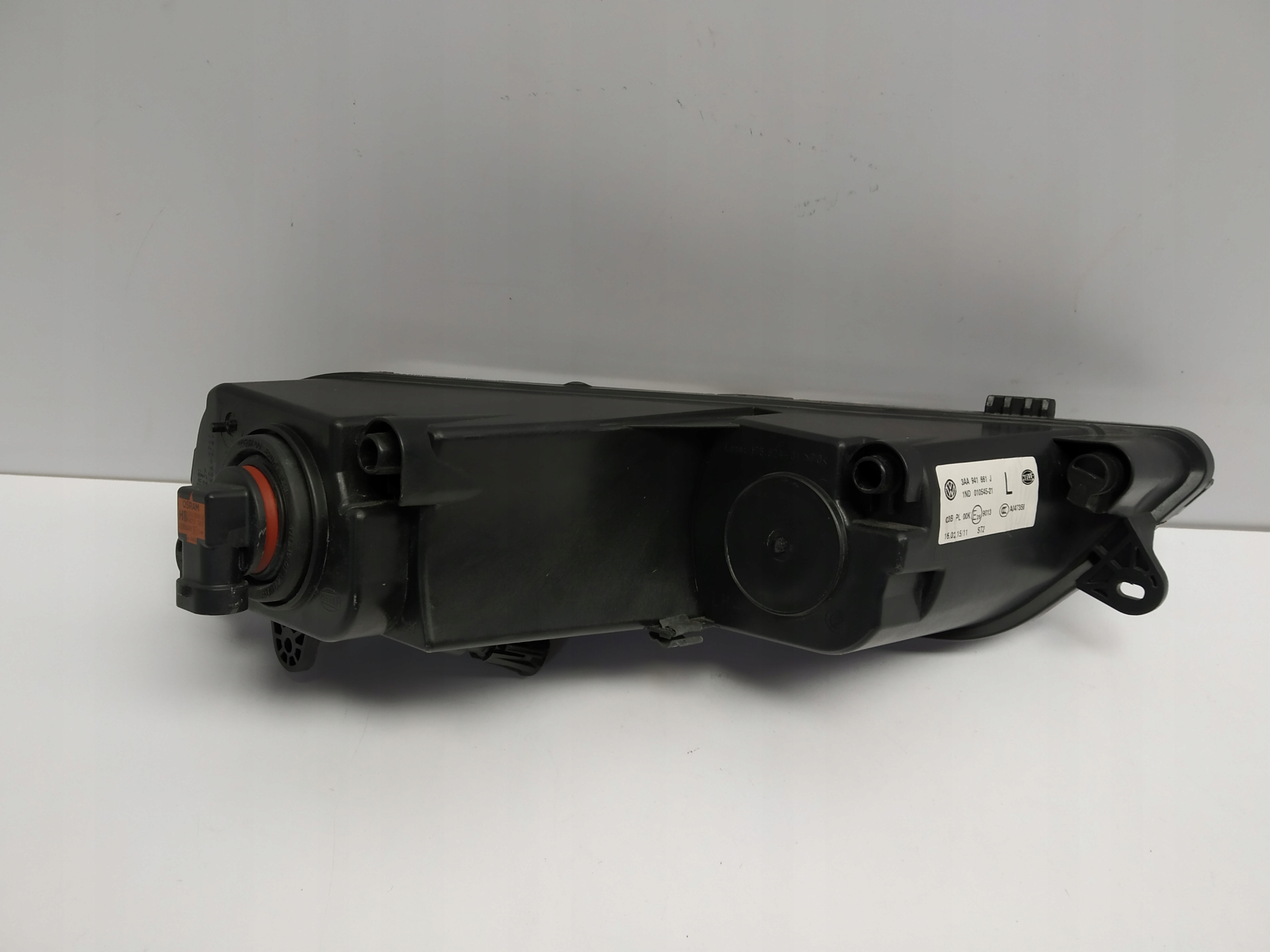 10+ Vw Passat B7 R Line fog light left ciemny w bumper front