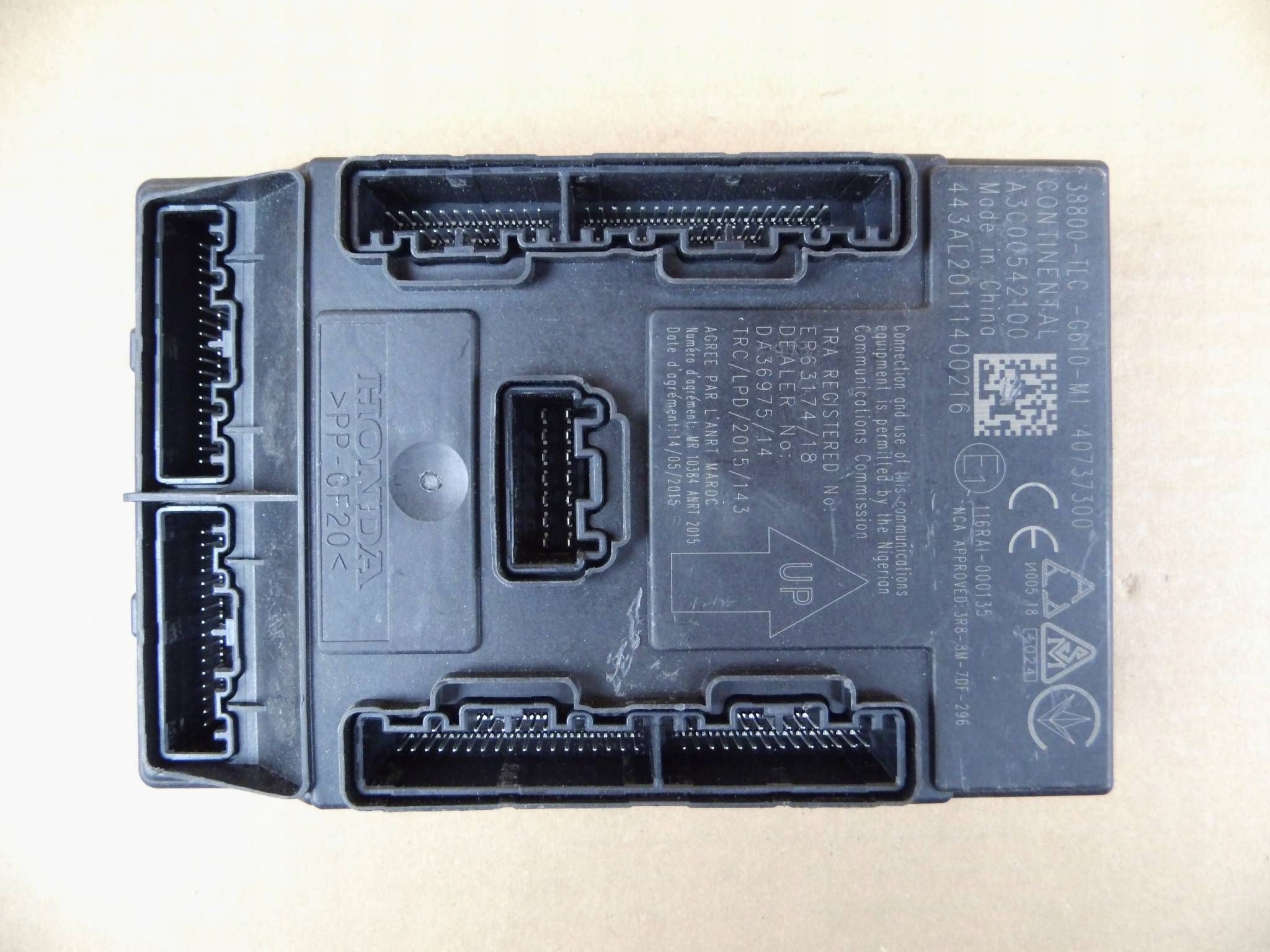 Honda Civic X module computer control unit komfortu BSI 38800-TLC-G610-M1