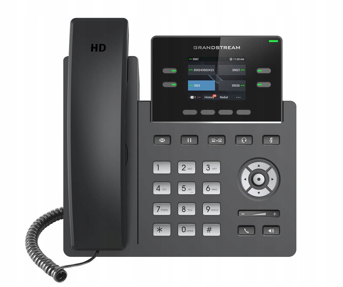 Grandstream GRP2612 Telefon HD VoIP 2xSIP, nowy,FV