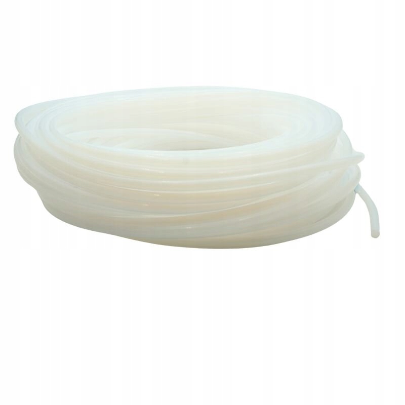 Ptfe teflonový kabel 10x8 mm přírodní válec 50 m