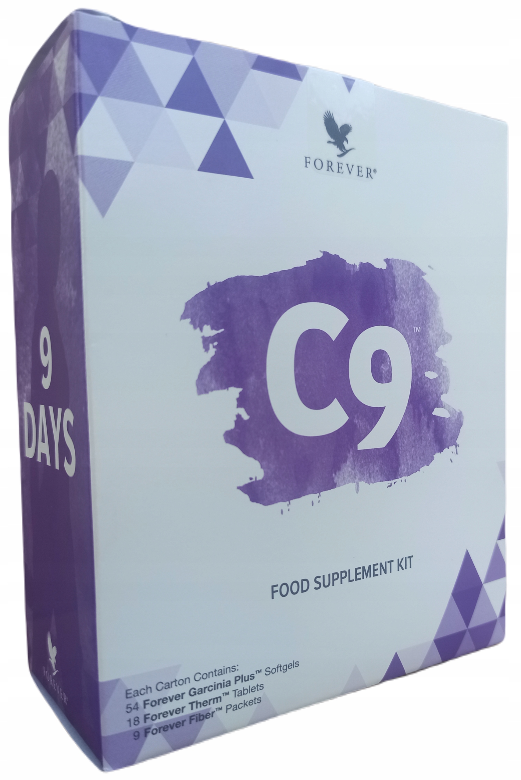 Forever součást programu C9 Sada 3 doplňků Garcinia Plus, Therm a Fiber