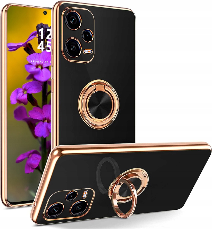

Etui do Redmi Note 12 Pro 5G Silicone Ring Szkło