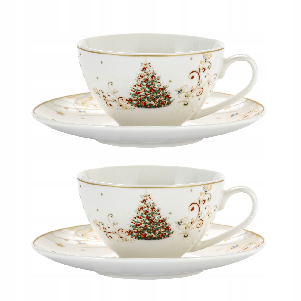 

Filiżanki do kawy porcelanowe ze spodkiem 2szt
