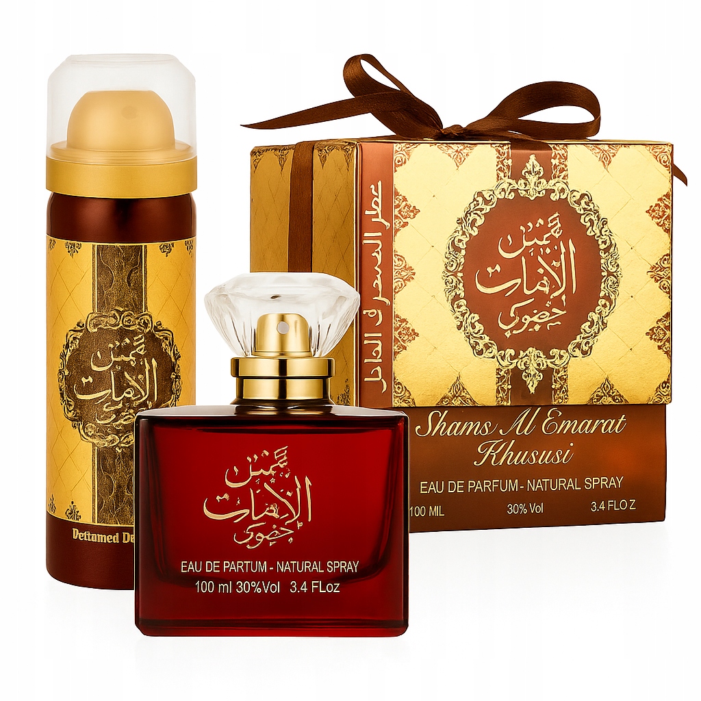 Ard Al Zaafaran Shams Al Emarat Khususi 100ML +deo 50 ml unisex jako dárek