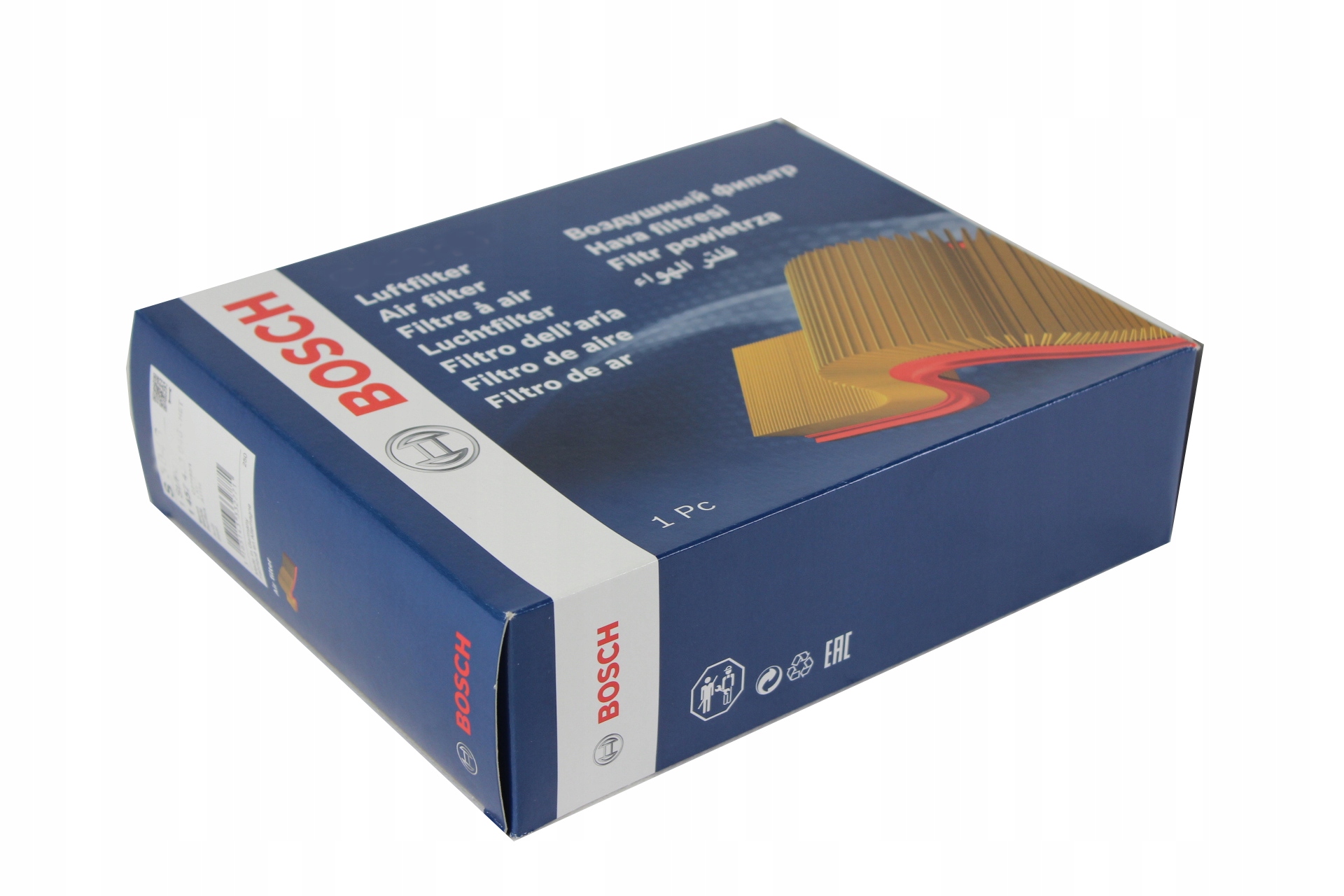 F 026 400 289 BOSCH S 0289 Luftfilter 122mm, 169mm, Filtereinsatz