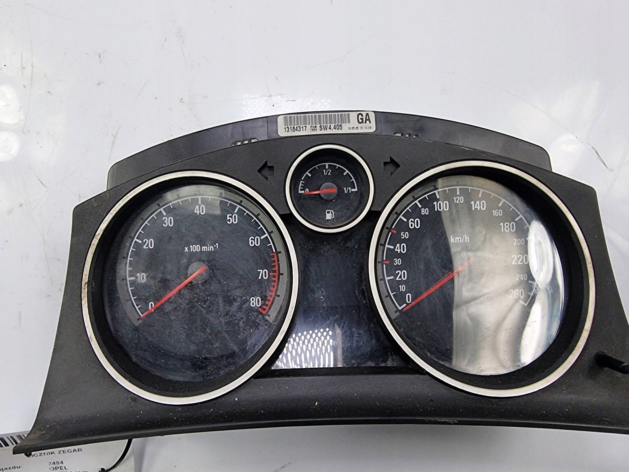 dials clock 13184317 OPEL ASTRA H III