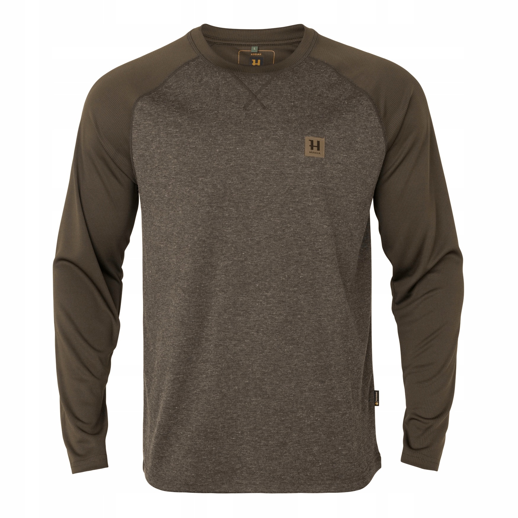 Koszulka myśliwska Harkila Kodiak Clever Wool L/s 10803 DarkHuntingGr 3XL