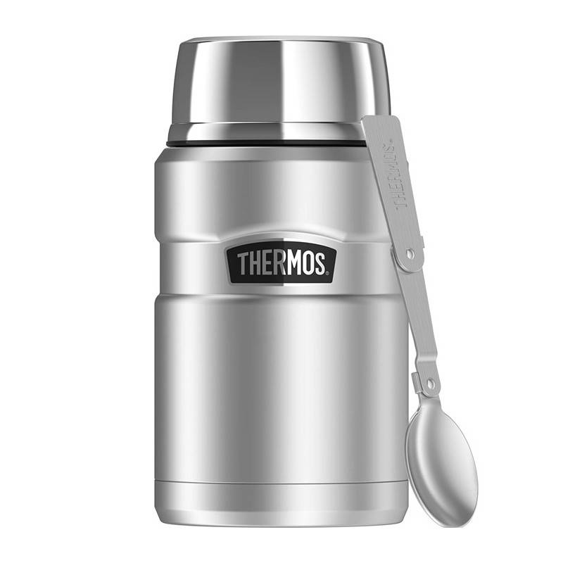 Termos obiadowy lunch box pojemnik termiczny łyżka kubek stal Thermos 0,7 l