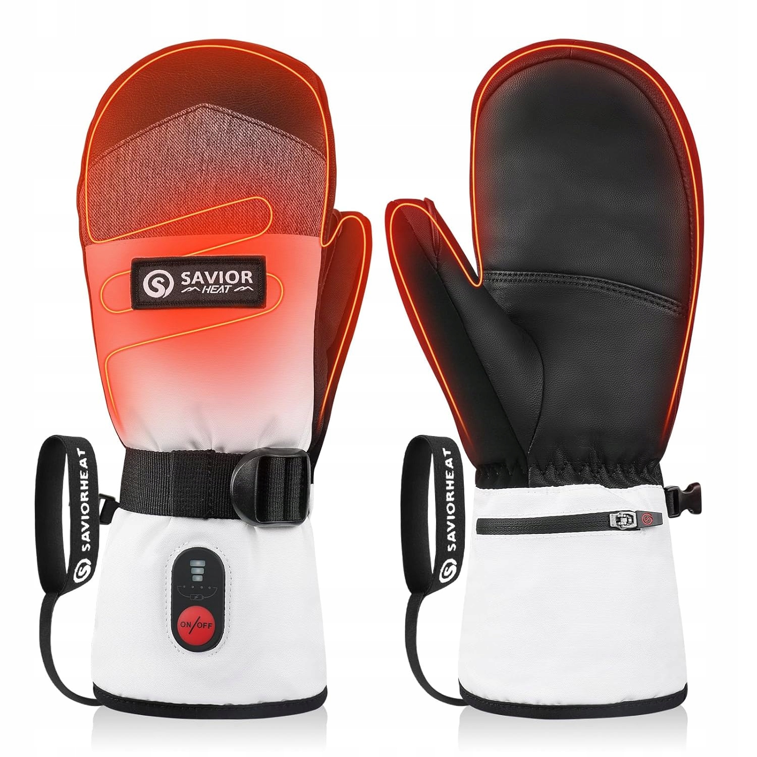 Savior Heat Podgrzewane rękawice dla mężczyzn, kobiet 7.4V 3000mAh r. L