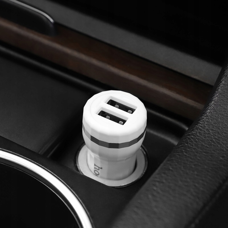 Ładowarka samochodowa HOCO Z27 2xUSB Złącza USB