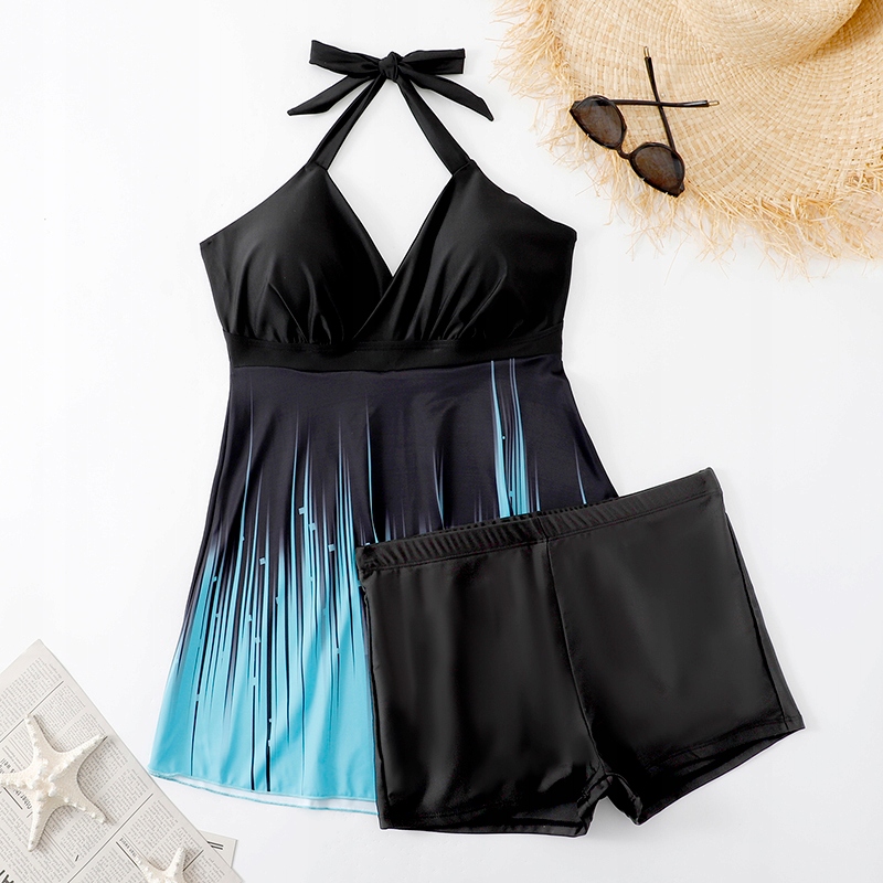 STRÓJ KĄPIELOWY SUKIENKA DWUCZĘŚCIOWA SPODENKI 5XL Marka Papilio