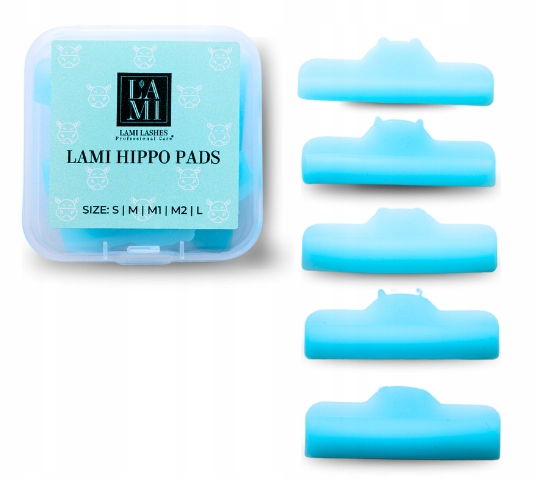 Silikonové válečky pro lifting laminace řas Lami Lashes Hippo