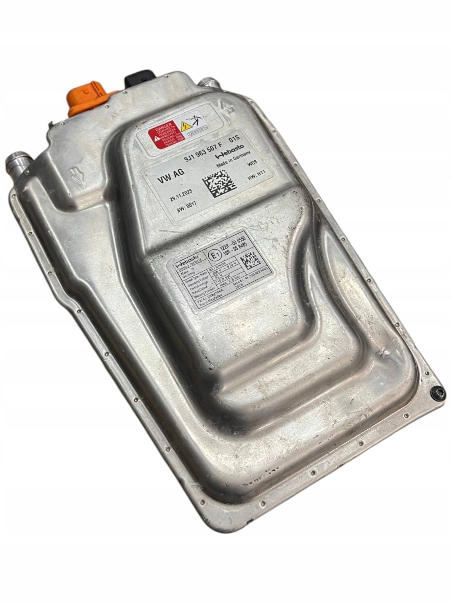 PORSCHE TAYCAN 9J1 MODUŁ GRZEWCZY WEBASTO 9J1963507F