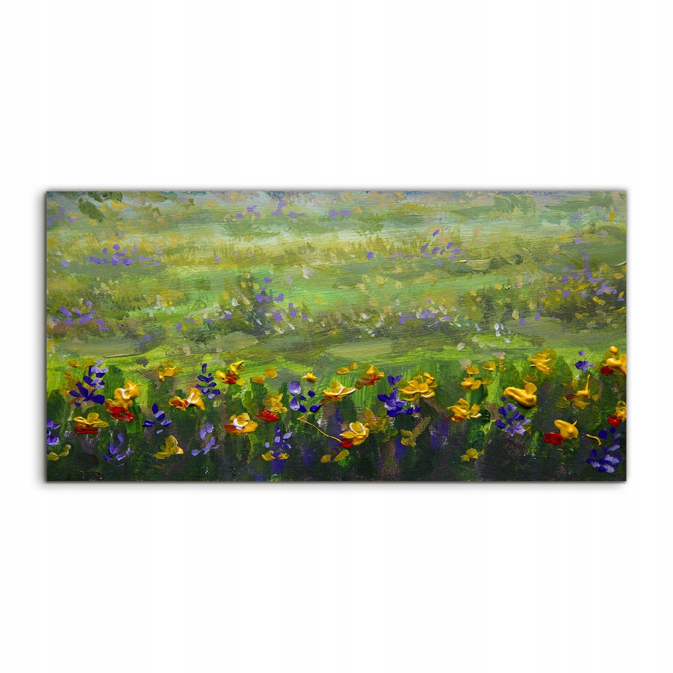 

Obraz akryl 120x60 z grafiką Monet Kwiaty Sztuka