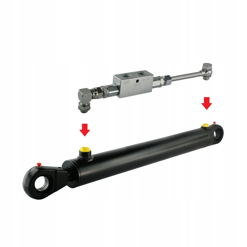 Cylindrický válec s oboustrannou funkcí, délka: 1182 mm, zdvih: